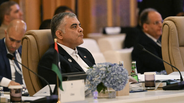 Iranian Oil Minister Mohsen Paknejad looks on during the 27th Gas Exporting Countries Forum (GECF) ministerial meeting in Doha on October 23, 2025.