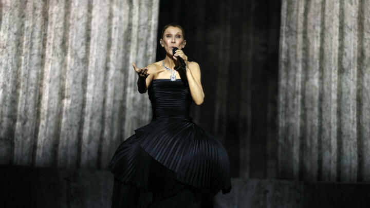 Canadian singer Celine Dion performs during her first concert of a series at the Plenitude Arena in Nanterre, west of Paris on September 12, 2026