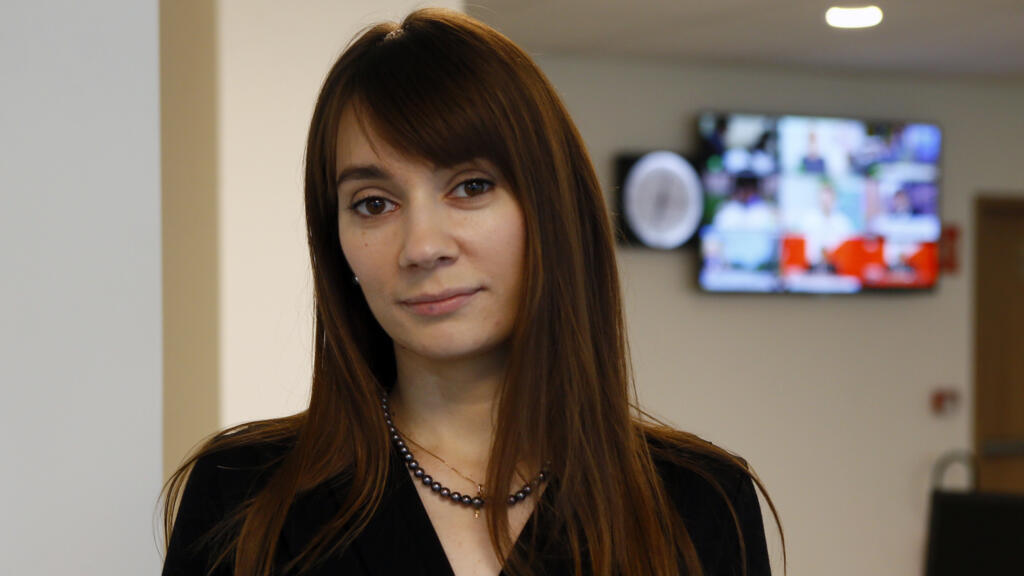Xenia Fedorova, chief executive of RT France, during an interview with the Associated Press in Paris, France, on January 9, 2018