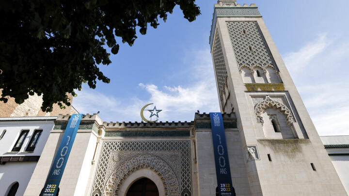 This file photo shows the Grand Mosque of Paris on October 19, 2022. 
