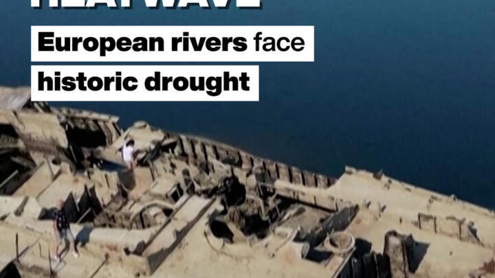European rivers face historic drought