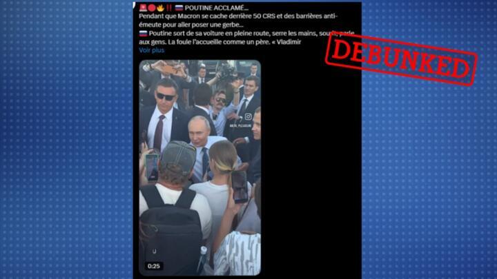Contrary to claims made by this social media user on August 12, 2026, Russian President Vladimir Putin’s trip to Siberia included extensive security.