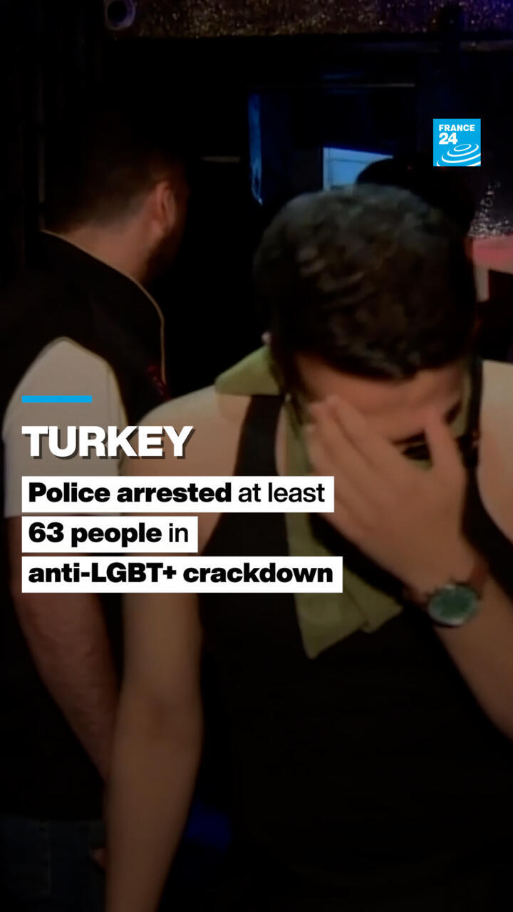 Police arrested at least 63 people in anti-LGBT+ crackdown
