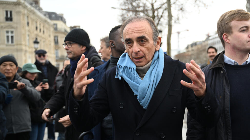 A file image of far-right party Reconquête (Renew) leader Eric Zemmour on January 8, 2026, in Paris