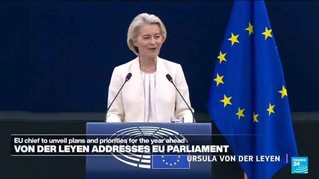 Watch EU chief's full speech to European Parliament