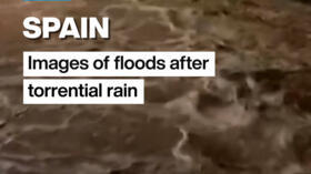 Spain: Images of floods after torrential rain