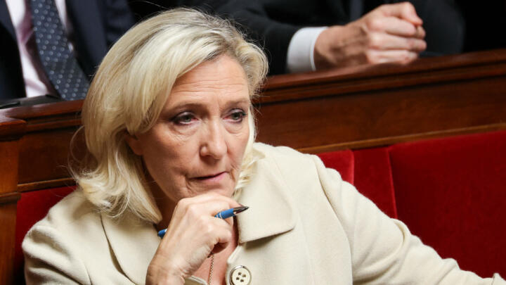 President of the National Rally Marine Le Pen at The National Assembly, France's lower house of parliament in Paris on June 16, 2026