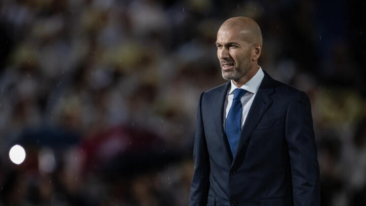 Zinedine Zidane during the Opening Ceremony of the Paris 2024 Olympic Games on July 26, 2024 in Paris