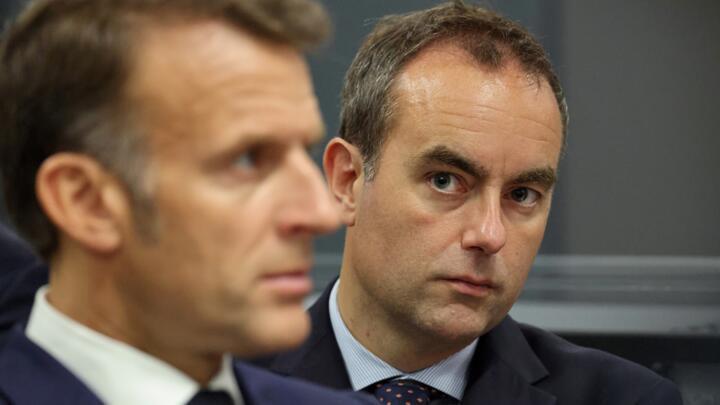 A file image of France's Prime Minister Sébastien Lecornu with President Emmanuel Macron on May 22, 2026