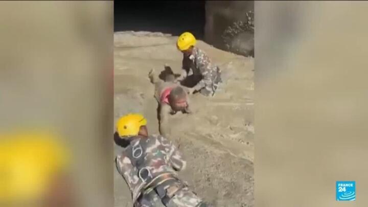 Nepal flood survivors rescued from hydropower tunnel