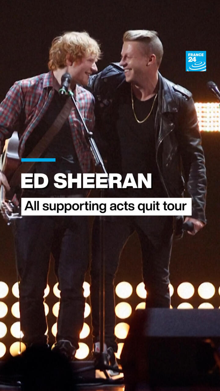Ed Sheeran: All supporting acts quit tour