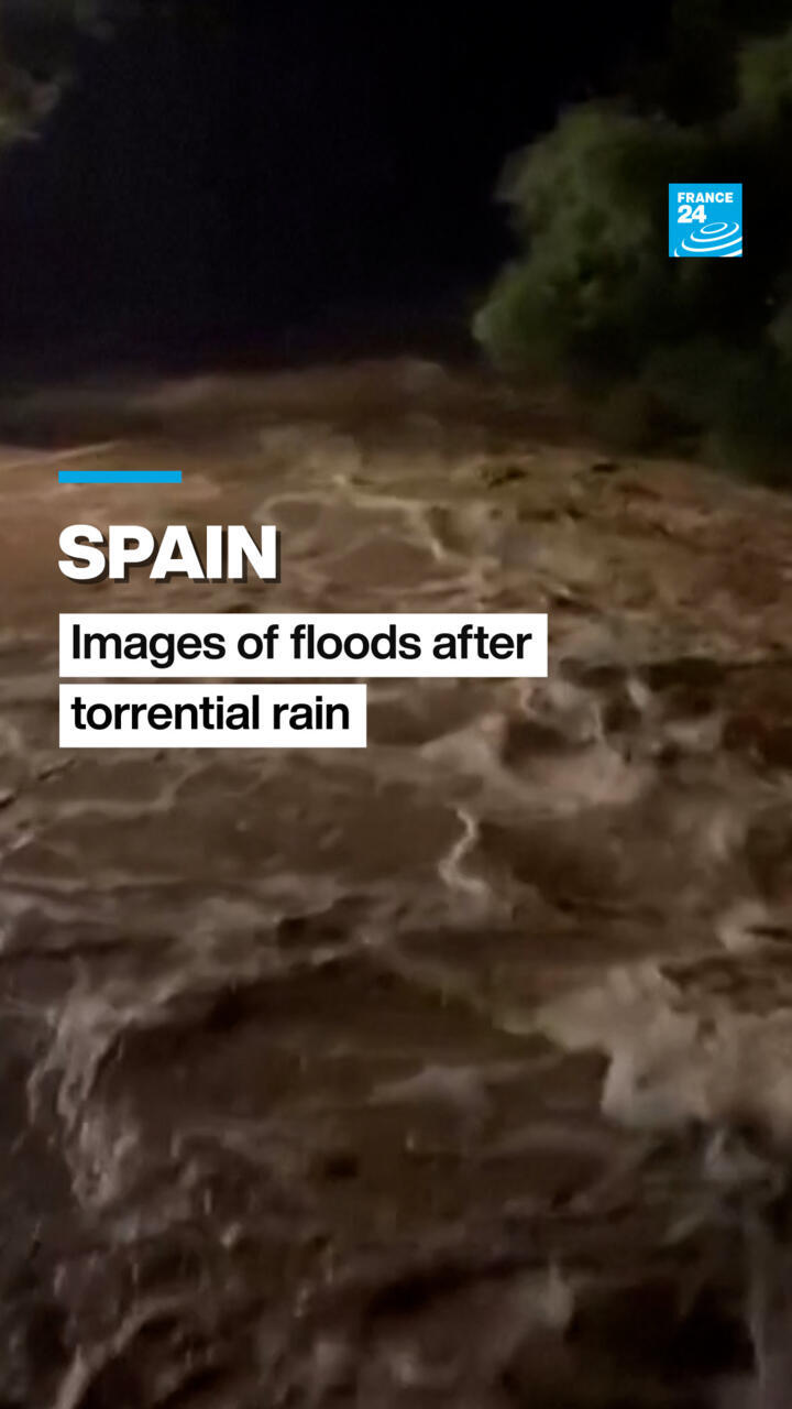 Spain: Images of floods after torrential rain